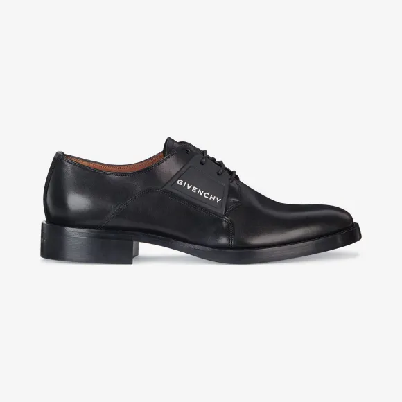纪梵希/Givenchy 男士 饰片皮革德比鞋 BH1016H0E8-001