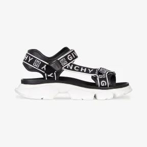 纪梵希/Givenchy 男士 4G LOGO织带JAW皮革凉鞋 BH300NH0HH-004