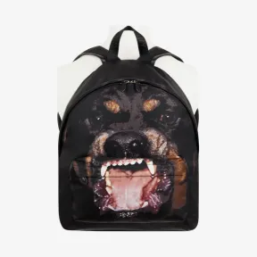 纪梵希/Givenchy 男士 罗威纳犬印花尼龙背包 BJ05760355-960