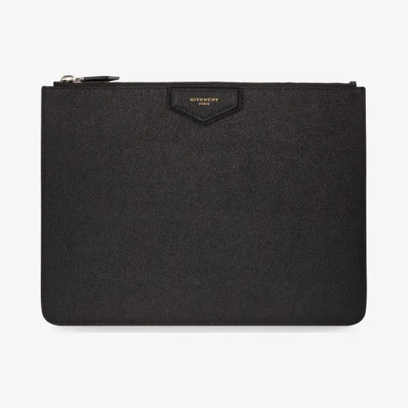 纪梵希/Givenchy 男士 大号贴片装饰皮革手包 BK06072272-001