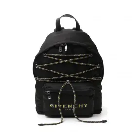 纪梵希/Givenchy 黑色 尼龙 男款 双肩包 BK506VK0VQ003