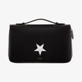 纪梵希/Givenchy 男士 对比五角星皮革方形手包 BK6010K00E-001