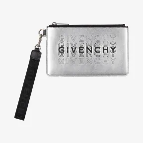 纪梵希/Givenchy 男士 金属质感腕带迷你拉链手拿包 BK603PK0LZ-040