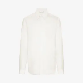 纪梵希/Givenchy 男士 重叠侧身真丝衬衫 BM60EB11RL-105