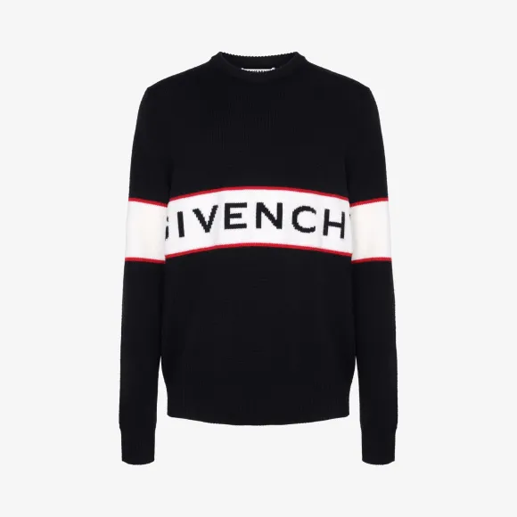 纪梵希/Givenchy 男士 对比饰带套衫 BM900G400M-001