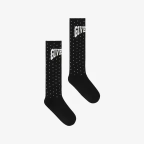 纪梵希/Givenchy 男士 GIVENCHY 水钻棉质学院袜 BMB03V4YF2-001