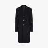 纪梵希/Givenchy 男士 4G LOGO纽扣羊毛和羊绒混纺大衣 BMC02X1084-001