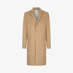 纪梵希/Givenchy 男士 4G LOGO纽扣羊毛和羊绒混纺大衣 BMC02X1084-275