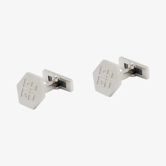 纪梵希/Givenchy 4G LOGO六边形黄铜袖扣 BN5007-N039-040