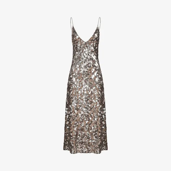 纪梵希/Givenchy 女士 亮片刺绣晚礼裙 BW20DUG07B-005