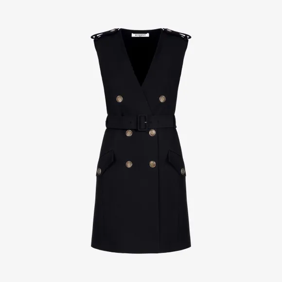 纪梵希/Givenchy 女士 4G钮扣军旅裹身裙 BW20KN11BN-001