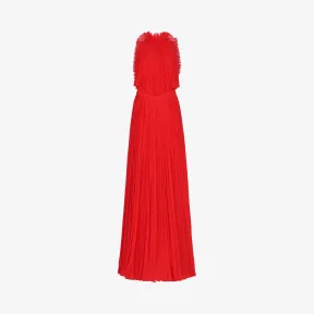 纪梵希/Givenchy 女士 褶裥荷叶边晚礼裙 BW20KR10R4-629