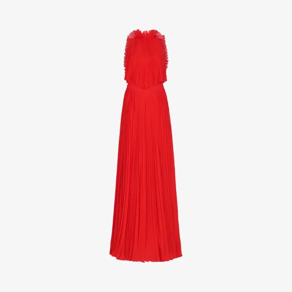 纪梵希/Givenchy 女士 褶裥荷叶边晚礼裙 BW20KR10R4-629