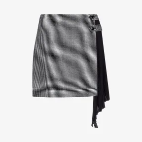 纪梵希/Givenchy 女士 褶裥裆布迷你裙 BW402A10T7-004