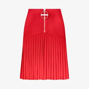 纪梵希/Givenchy 女士 羊毛绉布迷你百褶裙 BW403Z10EF-600