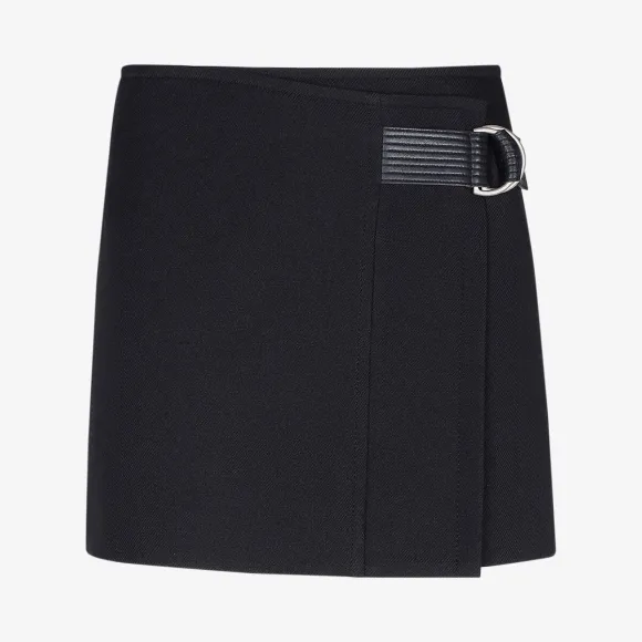 纪梵希/Givenchy 女士 皮革搭扣迷你裹身裙 BW40AE11XG-001