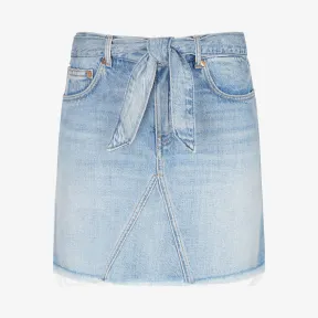 纪梵希/Givenchy 配腰带迷你牛仔裙 BW40F7-50JT-452