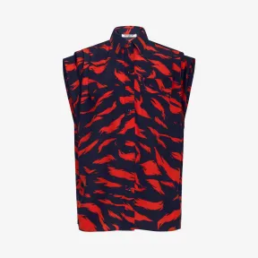 纪梵希/Givenchy 女士 蝙蝠短袖衬衫 BW609310VJ-409