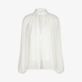 纪梵希/Givenchy 女士 悬领真丝上衣 BW60G210R4-130