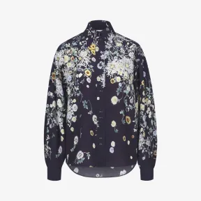 纪梵希/Givenchy 女士 花卉印花泡泡袖衬衫 BW60K212HK-476