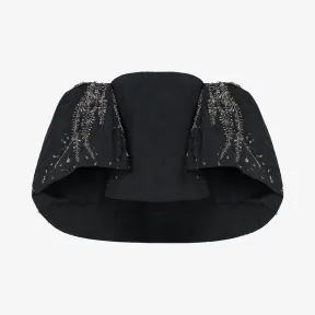 纪梵希/Givenchy 女士 超大刺绣衣袖裹胸上衣 BW60LSG0FZ-040