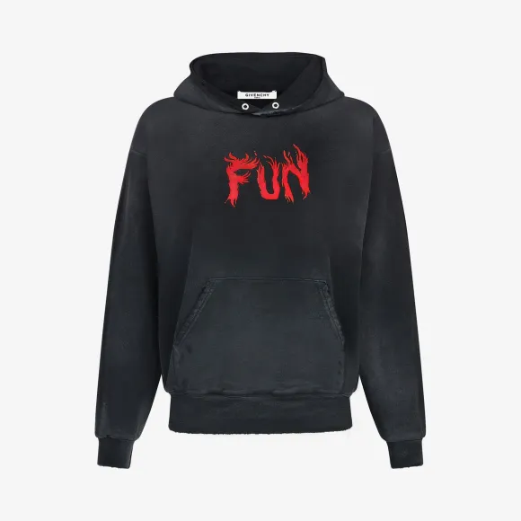 纪梵希/Givenchy 女士 印花连帽卫衣 BW701J3062-001