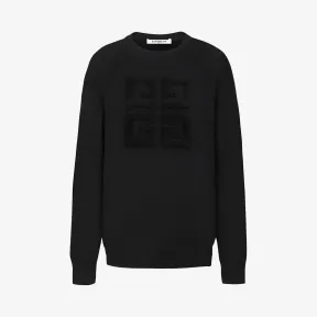 纪梵希/Givenchy 女士 羊毛4G LOGO毛衣 BW903Q4Z31-001