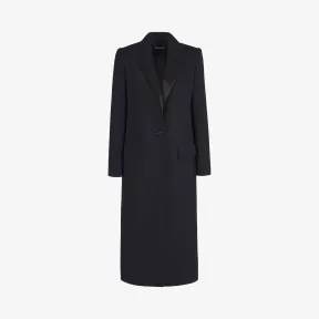 纪梵希/Givenchy 女士 单排扣长款燕尾大衣 BWC03R11DU-001