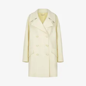 纪梵希/Givenchy 女士 双排扣超大羊毛大衣 BWC058127Y-740