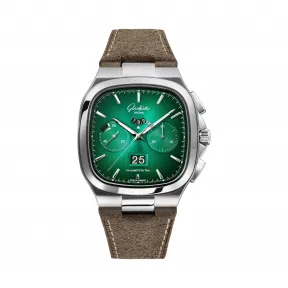 格拉苏蒂/Glashutte Original 抛光及缎面磨砂精钢 自动机械机芯 1-37-02-04-02-35