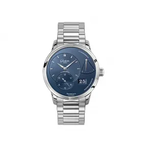 格拉苏蒂/Glashutte Original Pano 偏心系列 精钢 手动机械机芯 男表 1-65-01-26-12-70