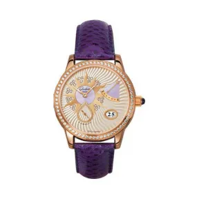 格拉苏蒂/Glashutte  Original STAR COLLECTION系列 18K玫瑰金镶钻 女表 65-01-51-51-04