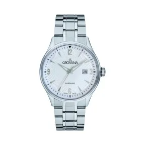金韵娜/Grovana Regular Collection 系列 42 mm  精钢 石英机芯 男表 1191.1132