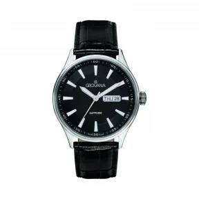 金韵娜/Grovana Regular Collection 系列 42 mm  精钢 石英机芯 男表 1194.1537