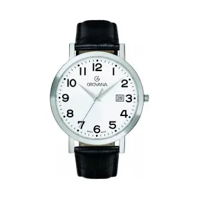 金韵娜/Grovana Regular Collection 系列 42 mm  精钢 石英机芯 男表 1230.1538