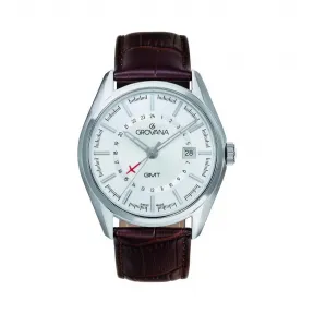 金韵娜/Grovana Regular Collection 系列 42 mm  精钢 石英机芯 男表 1547.1532