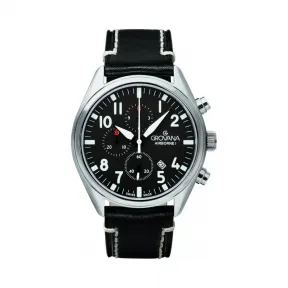 金韵娜/Grovana Regular Collection 系列 43 mm  精钢 石英机芯 男表 1654.9537