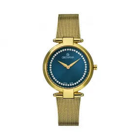 金韵娜/Grovana Regular Collection 系列 33 mm  镀金 石英机芯 女表 4516.1115