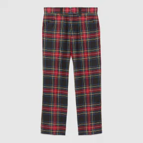 古驰/Gucci 格纹羊毛七分裤 435466 Z574B 1098