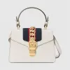 古驰/Gucci Sylvie 系列皮革迷你手袋 470270-D4ZAG-8605