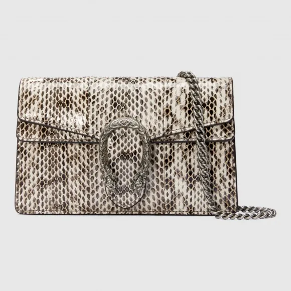 古驰/Gucci Dionysus系列蛇皮超迷你手袋 476432 LOO0N 9535
