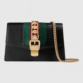 古驰/Gucci Sylvie系列皮革超迷你手袋 494646 CWLSG 1060