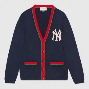 古驰/Gucci NY Yankees™贴饰男士开衫 543530 X941B 4045