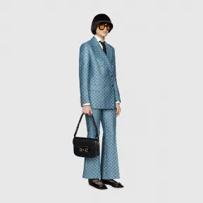 古驰/Gucci GG轻质金银丝线喇叭裤 616539_ZAD7L_4635