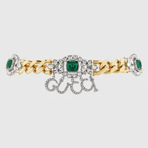 古驰/Gucci Gucci 字样项圈 676529-IAAAL-8523