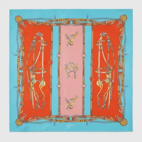 古驰/Gucci 双 G 印花围巾吊带 712443-3G001-4972 