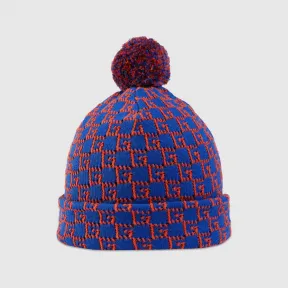 古驰/Gucci 儿童 G 方形针织棉帽 722206-4K111-4376