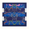 爱马仕/Hermes “国家马术指导条纹版”90厘米方巾 H003685S-06