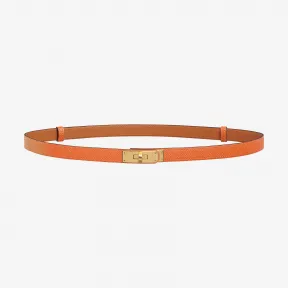 爱马仕/Hermes 橙色 Kelly腰带 H069853CC93