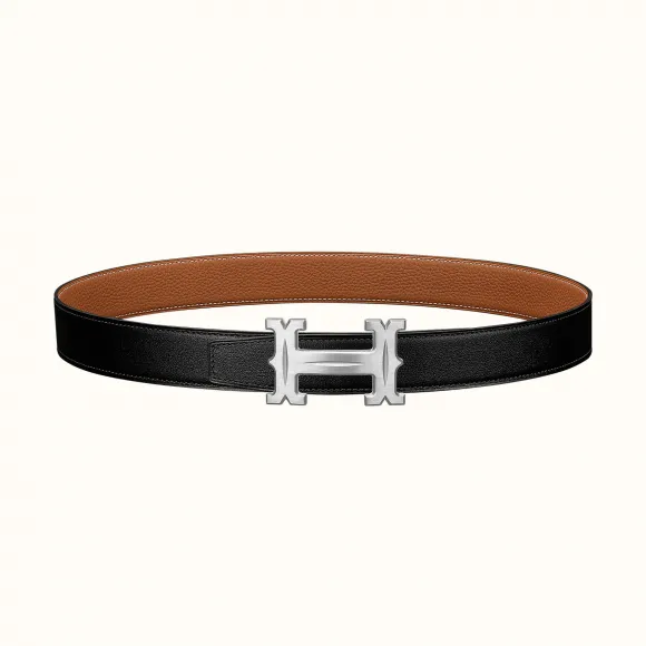 爱马仕/Hermes Farwest皮带扣&双面皮腰带32毫米 H081655CB86-H073967CAAA085